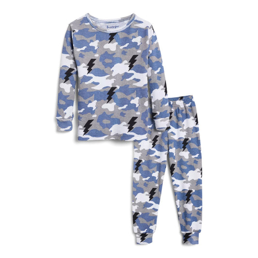 Toddler Boys 2-Piece Camo Pajama Set