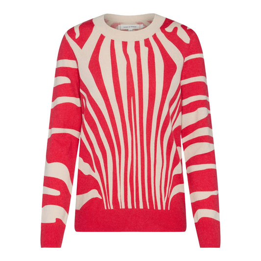 Zebra Wool Blend Sweater