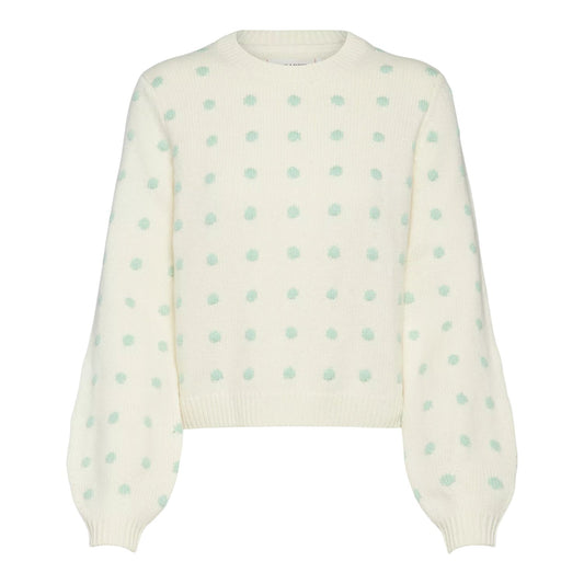 Spot Intarsia Sweater