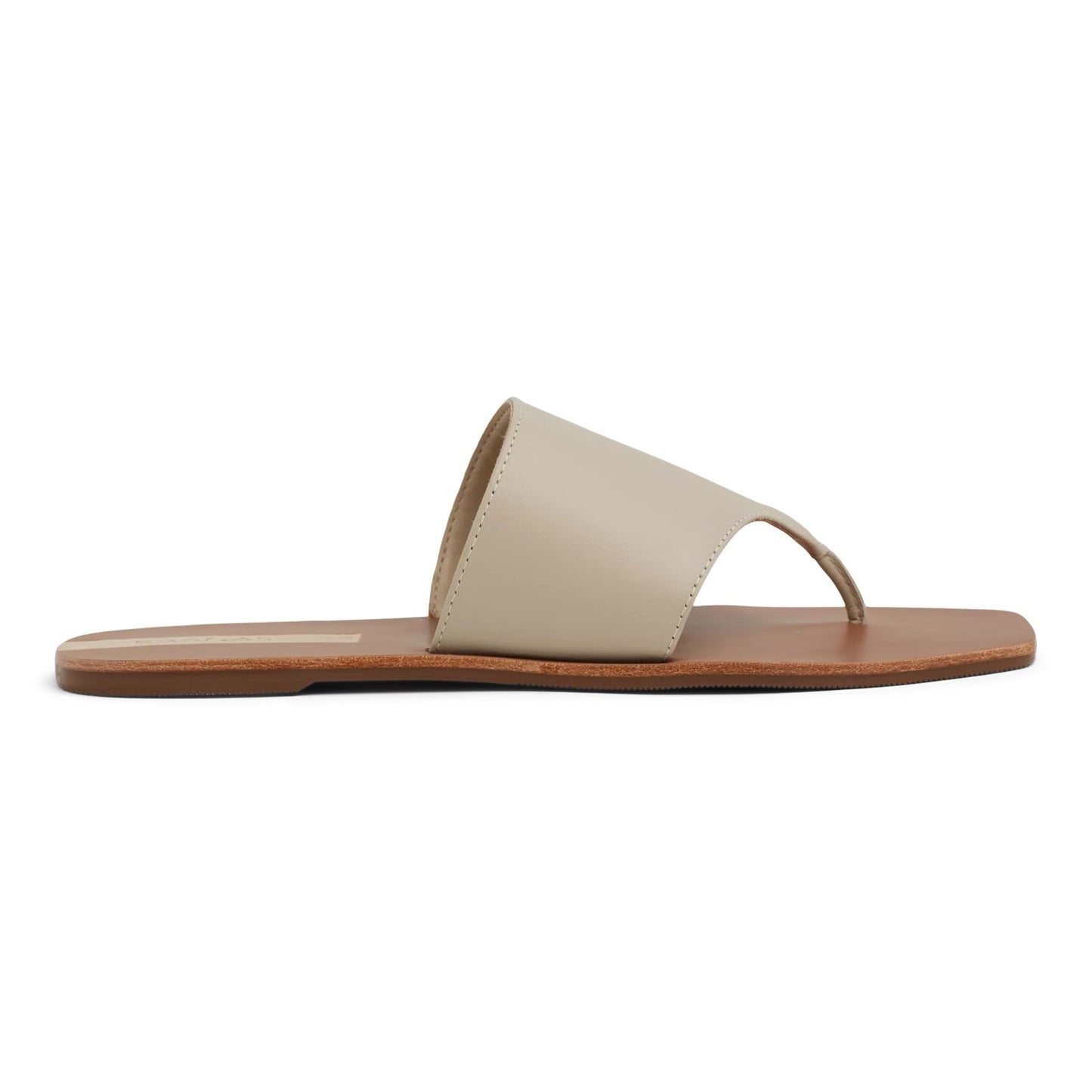 Maria Minimalist Allover Leather Thong Sandals